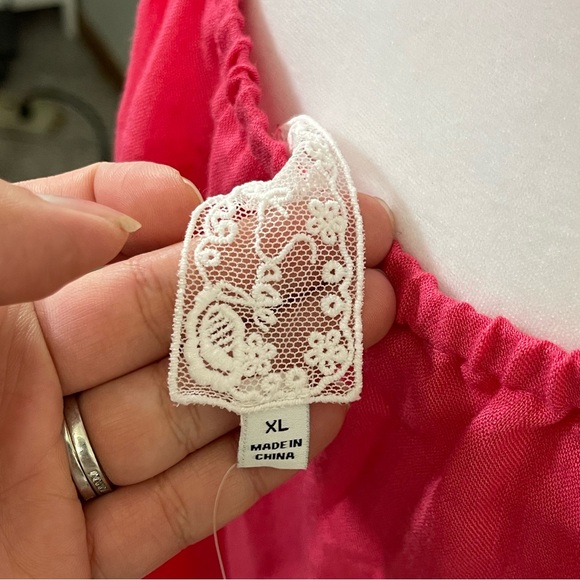 NWT Anthropologie Sadie & Sage Pink Rayon Flowy OpenBack Pencil Midi Dress XL - Picture 5 of 6